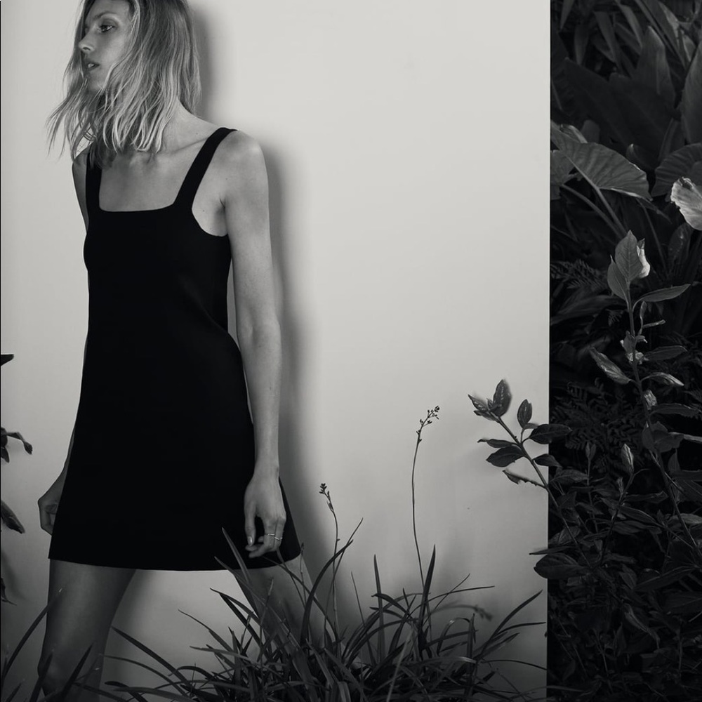 Black Knit Dress